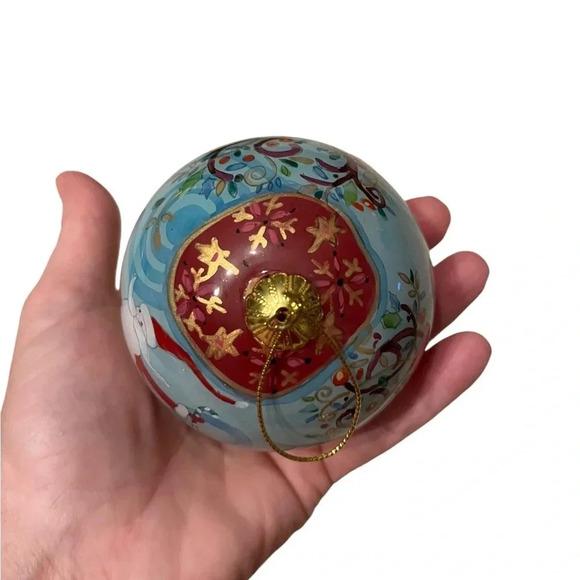 Li Bien Ornament 2011 Santa Sleigh Reindeer Christmas Mint Cond - Picture 5 of 5